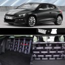 Clubsport Komplettset - Strebe mit Netz und Teppich für VW Scirocco 3